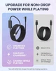 Кабель INIU USB 3.0 to USB C для Meta Quest 3S/Quest 3/Oculus Quest 2/Pico 4 c зарядкой, 5м, черный - изображение 7