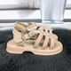 Босоножки детские для девочки Kimboo пудровые 28р (18,5 см) 5856 - изображение 3