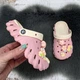 Детские крокси сабо для девочки Luck Line розовые с джибитсами 34/35р (21,5 см) 5866-4 - изображение 4