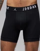 Набір Нижньої Білизни Jordan Men's Flight Cotton Core Boxer Briefs (3-Pack)(JM0622-023) S Чорний - изображение 2