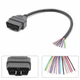 Кабель разъем OBD2 папа 16pin 30см - изображение 1