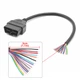 Кабель разъем OBD2 папа 16pin 30см - изображение 6