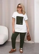 Костюм женский летний из кулира 694361 Хаки 56-58 - изображение 1