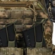 Плитоноска Warmor Gen.5 (Піксель) + 3 універсальні підсумка під магазини АК/AR + штурмовий рюкзак з кріпленням для шолому - зображення 9