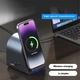 Хаб Док станция Deepfox-2211 11 в 1 USB Type-C концентратор с беспроводной зарядкой 11 портов - изображение 2