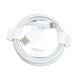 Шнур для заряджання iPhone USB-C — Lightning 1 м, Білий (1010934-White) - зображення 4