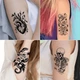 Набір дитячих тимчасових татуювань "Чорні міні №5" Fresh Tattoo black-tattoo-mini-set-5-T - зображення 9