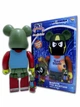 Статуэтка Bearbrick x Space Jam x Marvin the Martian 400% + 100% 28 см + 7 см Medicom Toy Марвин Марсианин - изображение 4