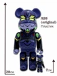 Статуетка Bearbrick x Evangelion x Unit 13 400% + 100% 28 см + 7 см Medicom Toy Еве-13 - зображення 3