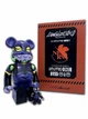 Статуетка Bearbrick x Evangelion x Unit 13 400% + 100% 28 см + 7 см Medicom Toy Еве-13 - зображення 9