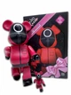 Статуэтка Bearbrick x Squid Game x Guard Triangle 400% + 100% 28 см + 7 см Medicom Toy Netflix - изображение 8