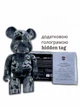 Статуэтка Bearbrick x RIOT COP x BRANDALISM 400% 28 см Medicom Toy Смайлик Полицейский - изображение 2