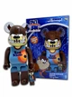 Статуэтка Bearbrick x Tasmanian Devil x Space Jam 400% + 100% 28 см + 7 см Medicom Toy Тасманский дьявол - изображение 1