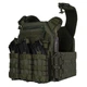 Плитоноска Warmor Gen.3 Pro с быстрым боковым и верхним сбросом Олива Cordura + 3 подсумка под магазины - изображение 5