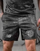 Мужской летний костюм Stone Island шорты+футболка M серый (87456) - изображение 6