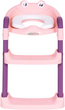 Nakładka na toaletę ze schodkami EcoToys różowo-fioletowa 41x38x55 cm (5905817005567) - obraz 2