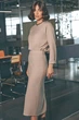 Кофта с итальянской костюмки XXL-3XL. Бежевый - изображение 3