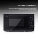 Микроволновка с грилем Sharp YC-MG02E-B - изображение 3