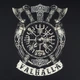 Футболка з малюнком P1G Valhalla Logo Combat Black 3XL (UA281-29891-BK-VLL) - изображение 3