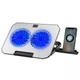 Подставка для ноутбука Memos с охлаждением и держателем для телефона RGB light White - изображение 1