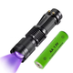 Ультрафіолетовий ліхтарик SK68 AA LED UV Flashlight 395nm Portable Mini Lamp Black, 1xБатарейка AA - зображення 1