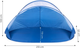 Namiot plażowy ModernHome by Multistore parawan samorozkładający niebieski BT-004B (5905817006977) - obraz 10