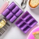 Силиконовая формочка для мыла 188 на 210 мм фиолетовый - изображение 8