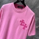 Женская футболка Chrome Hearts T-Shirt White With Pink Logo CH109-WT Размер S Розовый - изображение 5