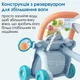 Детские ходунки - каталка с игровой панелью, 49х41х33 см, голубые - изображение 4