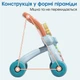 Детские ходунки - каталка с игровой панелью, 49х41х33 см, голубые - изображение 6