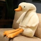 Мягкая игрушка подушка обнимашка большой гусь 110 см Белый - изображение 5