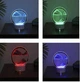 Настольная лампа ночник Песочные часы 3D RGB Подвижный песок от USB - изображение 5