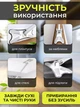 Швабра с отжимом для пола лентяйки для уборки маневренная компактная вращение 360 градусов для всех типов пола - изображение 4
