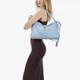 Сумка женская кожаная тоут средняя Regina Notte Tote 4005 Голубой - изображение 2