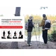 Трекінгова палиця 3-сек. Naturehike Men ST 01 6061 AL NH17D001-Z, алюміній, чорна - зображення 6