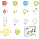 Конструктор Picasso магнітний Tiles Mini Diamond Marble Run Track Set 60 деталей (817338028299) - зображення 3