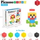 Конструктор Picasso магнитный Tiles Building Cubes 50 деталей (817338023645) - изображение 2