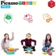 Конструктор Picasso магнитный Tiles Building Cubes 50 деталей (817338023645) - изображение 5