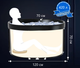 Овальная ледяная ванна Ice Bath Spa с крышкой 120x70x70 см - изображение 8