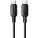 Кабель Baseus Silky Series Fast Charging Type-C to Type-C 100W (1m) black - изображение 1