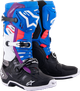 Мотоботи Alpinestars Tech 10 Supervented, 12, Чорний/Синій/Білий (2772206) - изображение 1