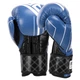 Перчатки боксерские кожаные Fistrage Fight Gear 4279 размер 12 унций Blue-White - изображение 3