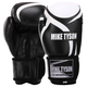 Перчатки боксерские на липучке Mike Tyson SP-Sport 4544 размер 10 унций Black-White - изображение 1