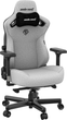 Fotel gamingowy Anda Seat Kaiser 3 Size XL Fabric Grey (AD12YDC-XL-01-G-PV/F) - obraz 2