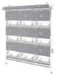Ролета тканинна ROLLOTEX День-Ніч BH-155-3 39х150 см VERBENA SILVER (735191) - изображение 1