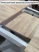 Стол кухонный раскладной RoMax Vegas 115х75 (155/195х75) см Loft Белая Аляска/Белый - изображение 7