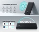 Повербанк на 10000 mAh Baseus Airpow Lite (1USB/Type-C, 15W). Black - изображение 8