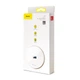 USB хаб Type-C роз'єм BASEUS round box HUB adapter (Type-C to USB 3.0, USB 2.0). White - зображення 10