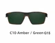 Мужские поляризационные солнцезащитные очки KINGSEVEN 799 Leopard Green - изображение 2