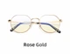 Очки компьютерные Blue Blocker для мужчин и женщин KINGSEVEN 4527 Rose Gold - изображение 2